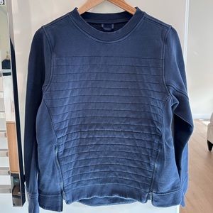Lululemon Fleece Be True sweatshirt navy sz 6